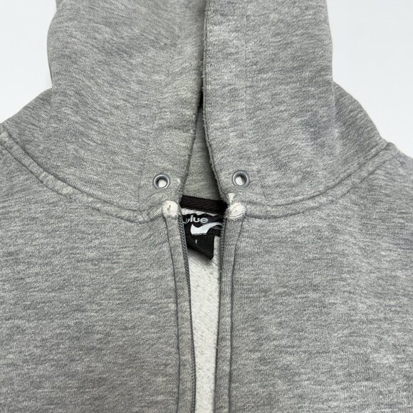 Vintage Anchor Blue Hoodie Sweatshirt Mens L Gray Y2K Surf Streetwear - Picture 3 of 16